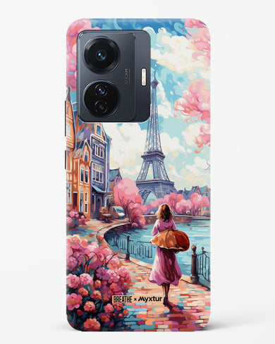 Pastel Paris Impressions [BREATHE] Hard Case Phone Cover-(Vivo)