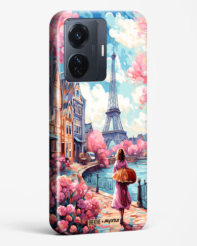 Pastel Paris Impressions [BREATHE] Hard Case Phone Cover-(Vivo)