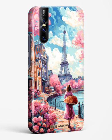 Pastel Paris Impressions [BREATHE] Hard Case Phone Cover-(Vivo)