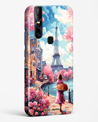 Pastel Paris Impressions [BREATHE] Hard Case Phone Cover-(Vivo)