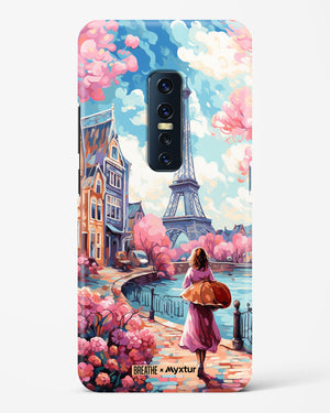 Pastel Paris Impressions [BREATHE] Hard Case Phone Cover-(Vivo)