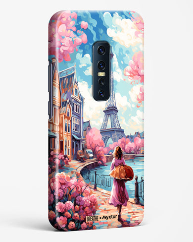 Pastel Paris Impressions [BREATHE] Hard Case Phone Cover-(Vivo)