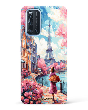 Pastel Paris Impressions [BREATHE] Hard Case Phone Cover (Vivo)