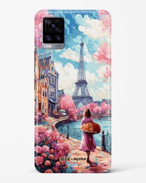 Pastel Paris Impressions [BREATHE] Hard Case Phone Cover-(Vivo)