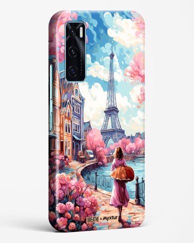 Pastel Paris Impressions [BREATHE] Hard Case Phone Cover-(Vivo)