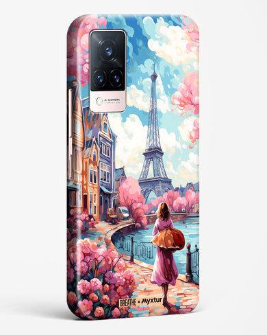 Pastel Paris Impressions [BREATHE] Hard Case Phone Cover-(Vivo)