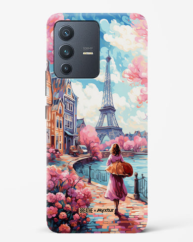 Pastel Paris Impressions [BREATHE] Hard Case Phone Cover-(Vivo)