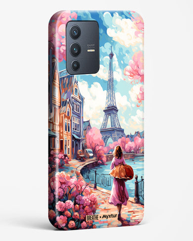 Pastel Paris Impressions [BREATHE] Hard Case Phone Cover-(Vivo)