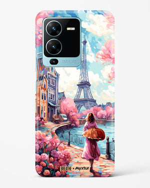 Pastel Paris Impressions [BREATHE] Hard Case Phone Cover-(Vivo)