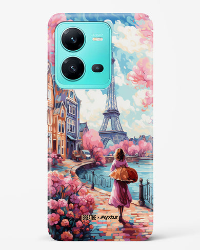 Pastel Paris Impressions [BREATHE] Hard Case Phone Cover-(Vivo)