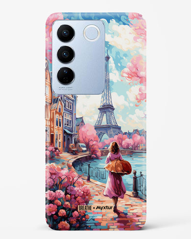 Pastel Paris Impressions [BREATHE] Hard Case Phone Cover-(Vivo)