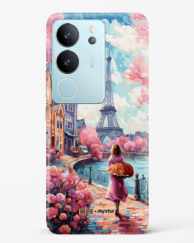 Pastel Paris Impressions [BREATHE] Hard Case Phone Cover-(Vivo)