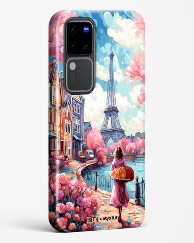 Pastel Paris Impressions [BREATHE] Hard Case Phone Cover (Vivo)