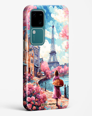 Pastel Paris Impressions [BREATHE] Hard Case Phone Cover (Vivo)