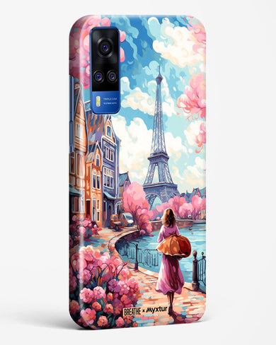 Pastel Paris Impressions [BREATHE] Hard Case Phone Cover-(Vivo)