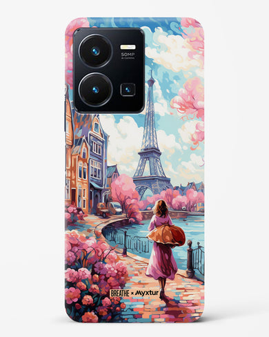 Pastel Paris Impressions [BREATHE] Hard Case Phone Cover-(Vivo)