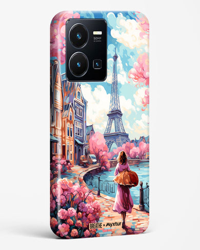 Pastel Paris Impressions [BREATHE] Hard Case Phone Cover-(Vivo)