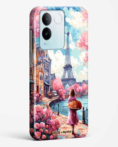 Pastel Paris Impressions [BREATHE] Hard Case Phone Cover (Vivo)