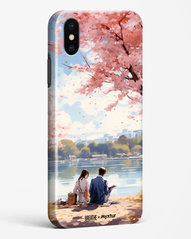 Sakura Serenade [BREATHE] Hard Case Phone Cover-(Apple)