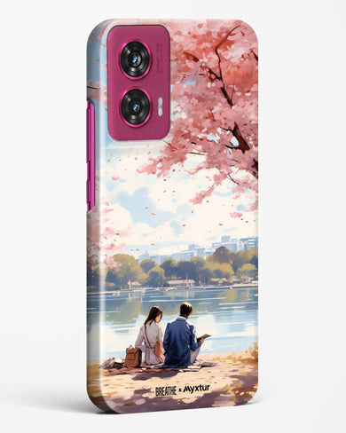 Sakura Serenade [BREATHE] Hard Case Phone Cover (Motorola)