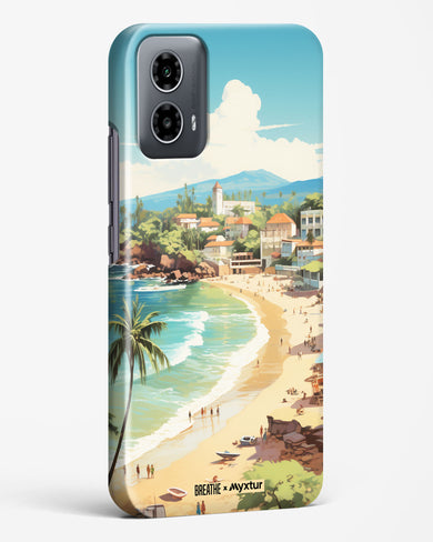 Coastal Bliss in Goa [BREATHE] Hard Case Phone Cover (Motorola)