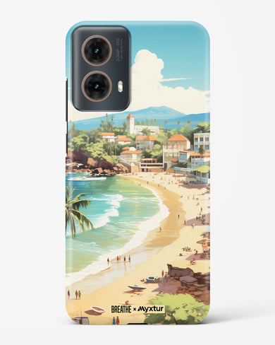 Coastal Bliss in Goa [BREATHE] Hard Case Phone Cover (Motorola)