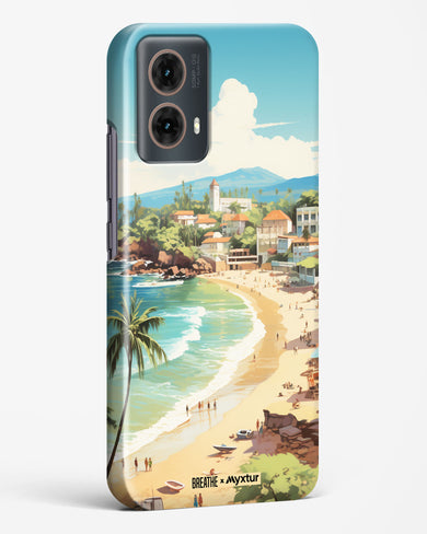 Coastal Bliss in Goa [BREATHE] Hard Case Phone Cover (Motorola)