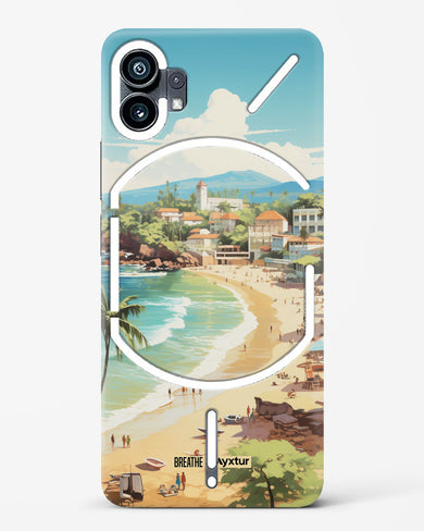 Coastal Bliss in Goa [BREATHE] Hard Case Phone Cover-(Nothing)