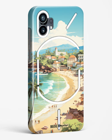 Coastal Bliss in Goa [BREATHE] Hard Case Phone Cover-(Nothing)