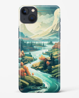 Alpine Mountain Charm [BREATHE] Hard Case iPhone 13 Mini