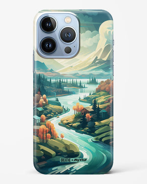 Alpine Mountain Charm [BREATHE] Hard Case Phone Cover (Apple)