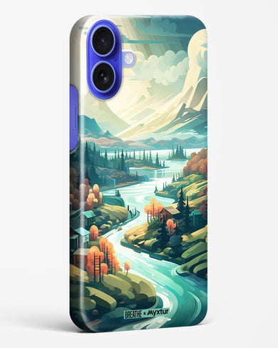 Alpine Mountain Charm [BREATHE] Hard Case Phone Cover (Apple)