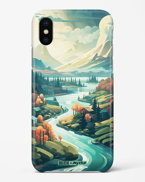 Alpine Mountain Charm [BREATHE] Hard Case Phone Cover (Apple)