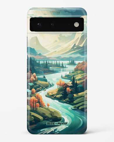 Alpine Mountain Charm [BREATHE] Hard Case Phone Cover-(Google)