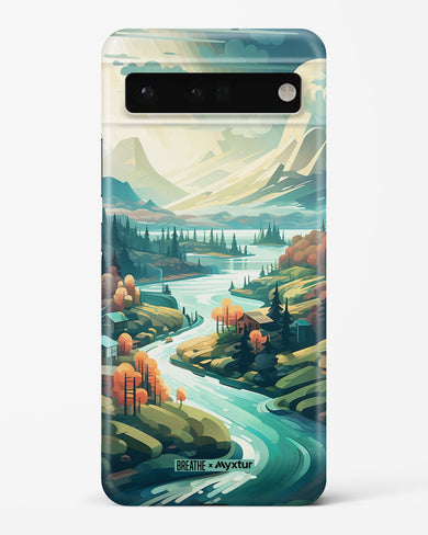 Alpine Mountain Charm [BREATHE] Hard Case Phone Cover-(Google)