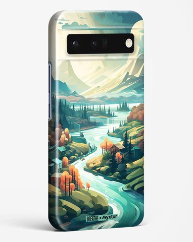 Alpine Mountain Charm [BREATHE] Hard Case Phone Cover-(Google)