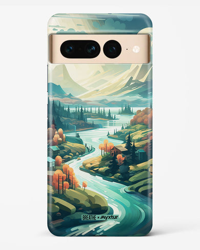 Alpine Mountain Charm [BREATHE] Hard Case Phone Cover (Google)
