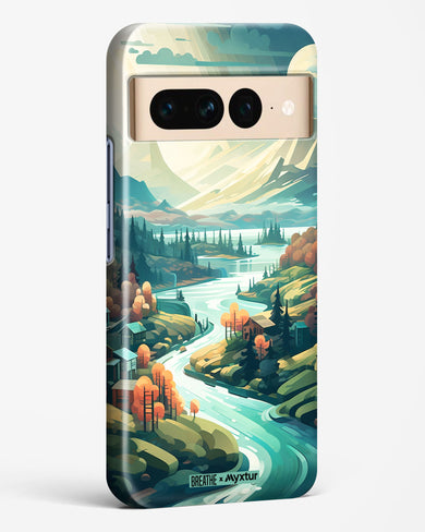 Alpine Mountain Charm [BREATHE] Hard Case Phone Cover (Google)