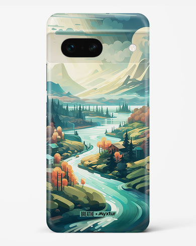 Alpine Mountain Charm [BREATHE] Hard Case Phone Cover-(Google)