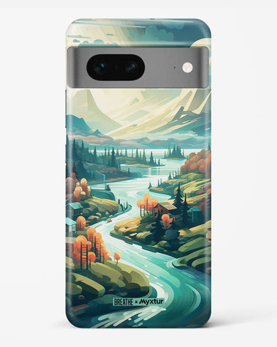 Alpine Mountain Charm [BREATHE] Hard Case Phone Cover-(Google)