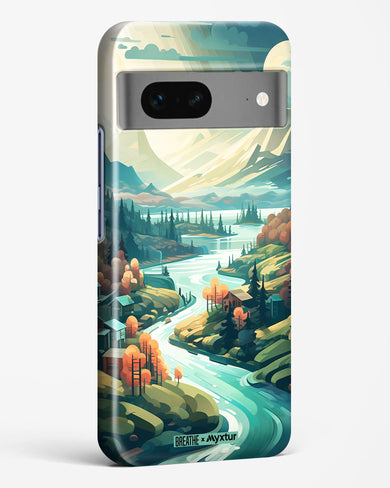 Alpine Mountain Charm [BREATHE] Hard Case Phone Cover-(Google)