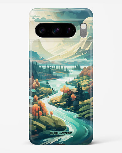 Alpine Mountain Charm [BREATHE] Hard Case Phone Cover-(Google)