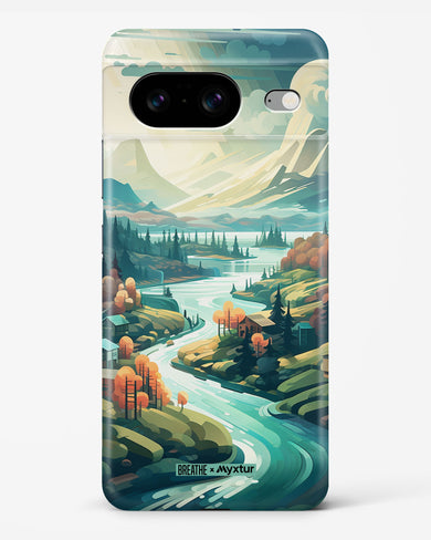 Alpine Mountain Charm [BREATHE] Hard Case Phone Cover-(Google)