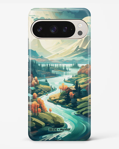 Alpine Mountain Charm [BREATHE] Hard Case Phone Cover (Google)