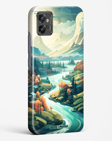 Alpine Mountain Charm [BREATHE] Hard Case Phone Cover (Motorola)