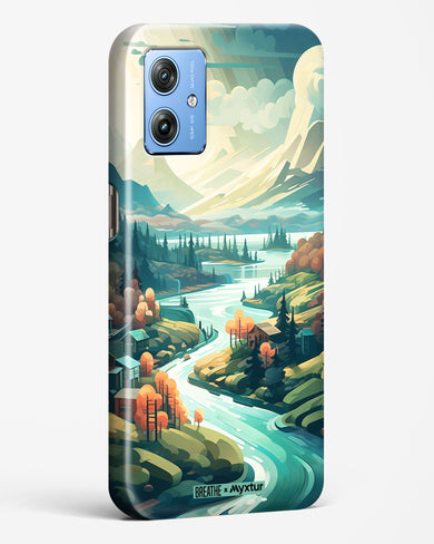 Alpine Mountain Charm [BREATHE] Hard Case Phone Cover (Motorola)