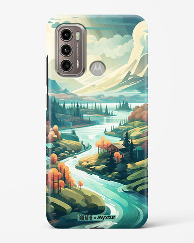Alpine Mountain Charm [BREATHE] Hard Case Phone Cover (Motorola)