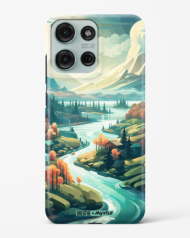 Alpine Mountain Charm [BREATHE] Hard Case Phone Cover (Motorola)