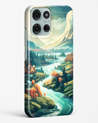 Alpine Mountain Charm [BREATHE] Hard Case Phone Cover (Motorola)