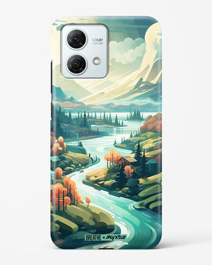 Alpine Mountain Charm [BREATHE] Hard Case Phone Cover (Motorola)